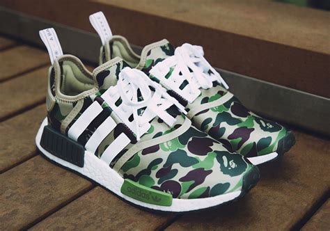 bape x nmd r1 olive